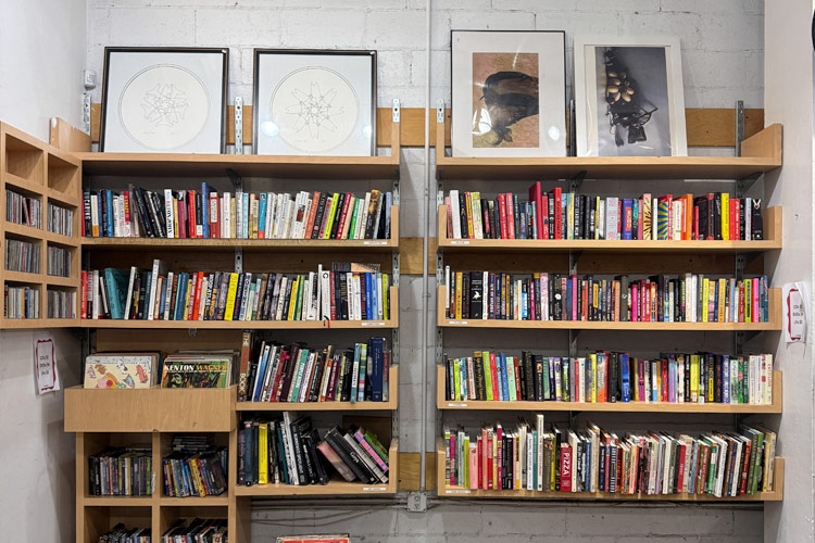 Used books, records, CDs, and framed artwork at Housing Works Broadway and 96th Street
